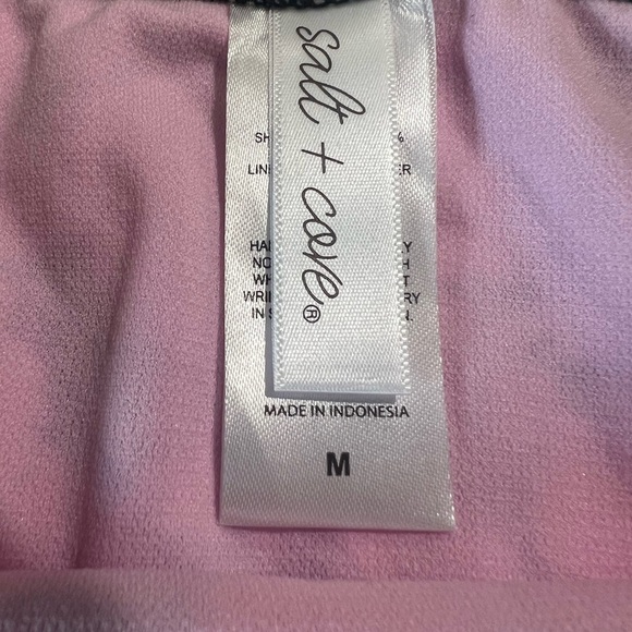 Salt + Cove Juniors Floral‎ Side Tie High Waist Swim Bottom Separates Junior NEW - Picture 8 of 9